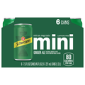 Schweppes Caffeine Free Mini Ginger Ale Soda - 6 pk