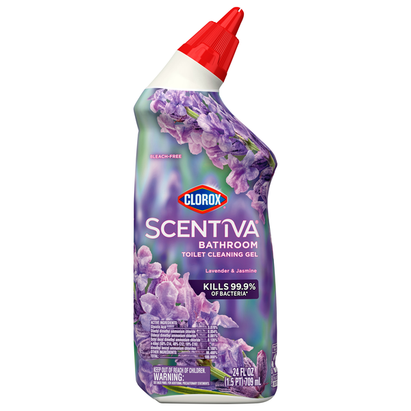 Clorox Scentiva Bathroom Lavender & Jasmine Toilet Cleaning Gel
