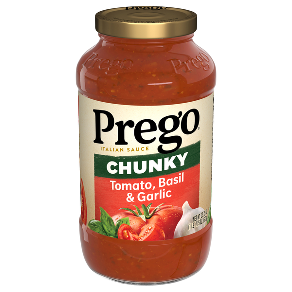 Prego Chunky Tomato Basil & Garlic Italian Pasta Sauce