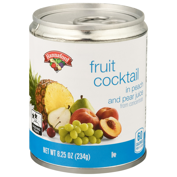 Hannaford Fruit Cocktail in Pear Juice