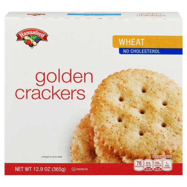 Hannaford Wheat Golden Crackers