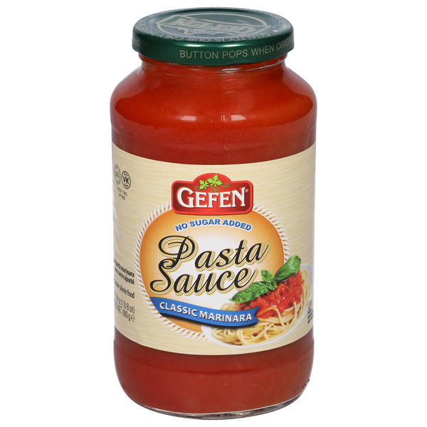 Gefen No Sugar Added Classic Marinara Pasta Sauce