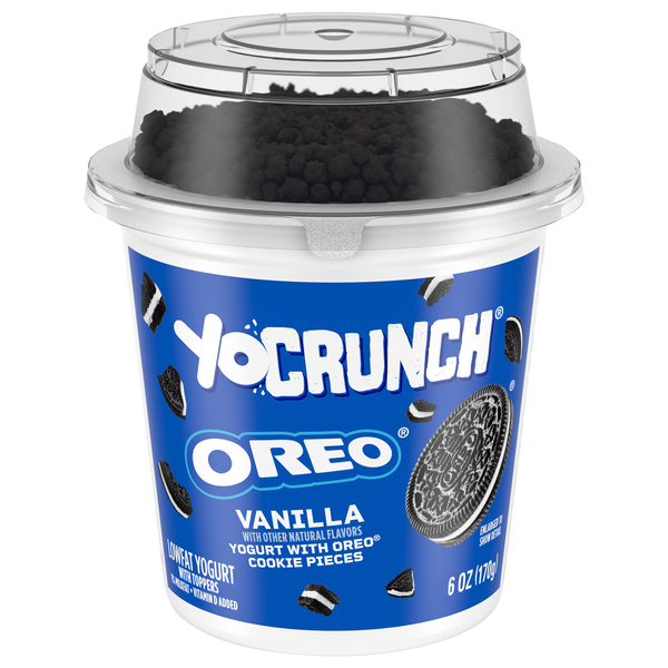 YoCrunch Low Fat Oreo Vanilla Yogurt Cup