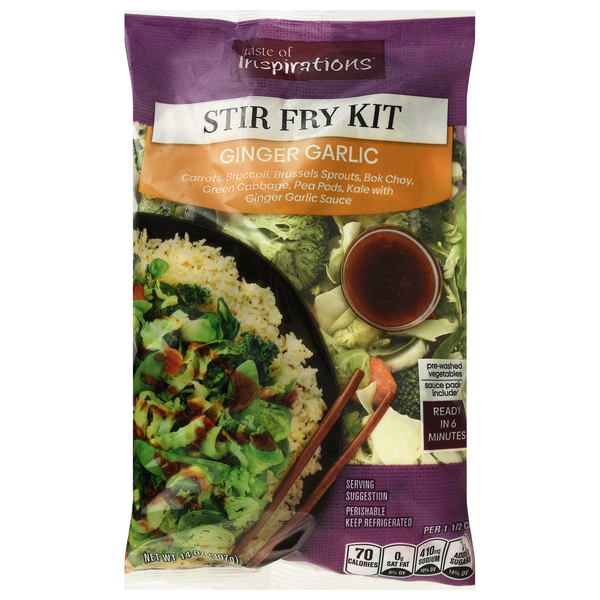 Taste of Inspirations Ginger Garlic Stir Fry Kit