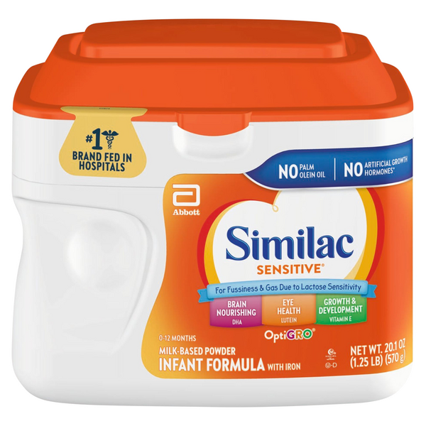 Similac Sensitive For Fussiness & Gas Powder Infant Formula with Iron