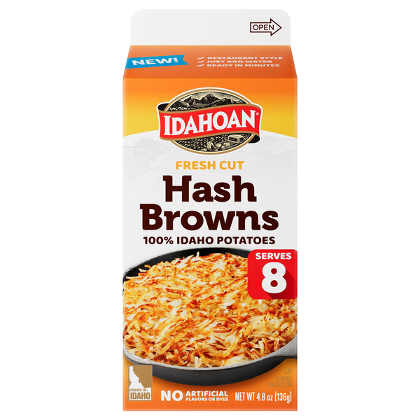 Idahoan Gluten Free Fresh Cut Hash Browns