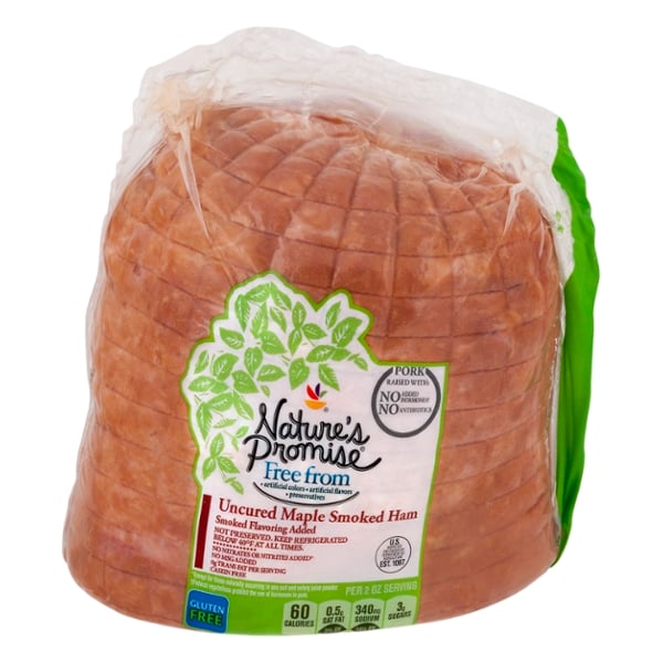 Nature's Promise Deli Uncured Maple Smoked Ham (Regular Sliced)