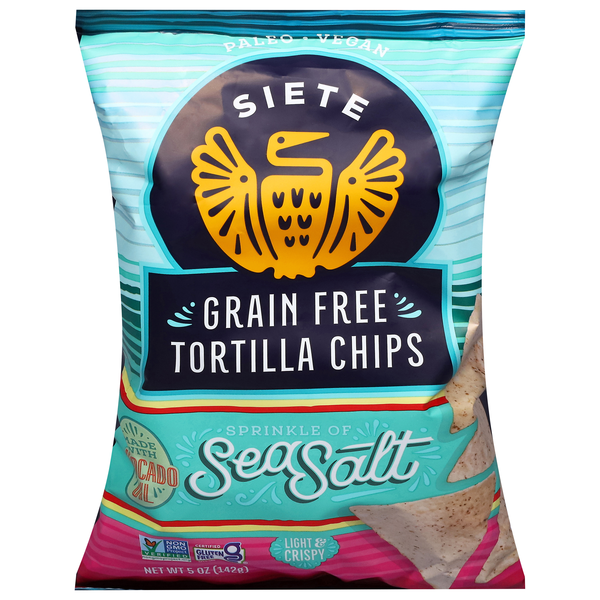 Siete Gluten & Grain Free Vegan Sea Salt Tortilla Chips