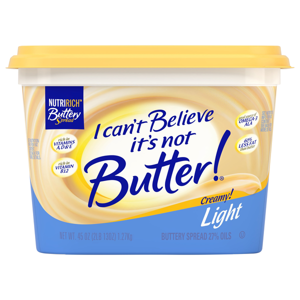 I Can't Believe It's Not Butter! Light Vegetable Oil Spread