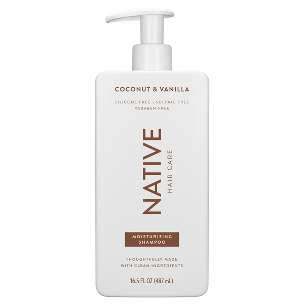 Native Moisturizing Coconut & Vanilla Shampoo Sulfate & Paraben Free