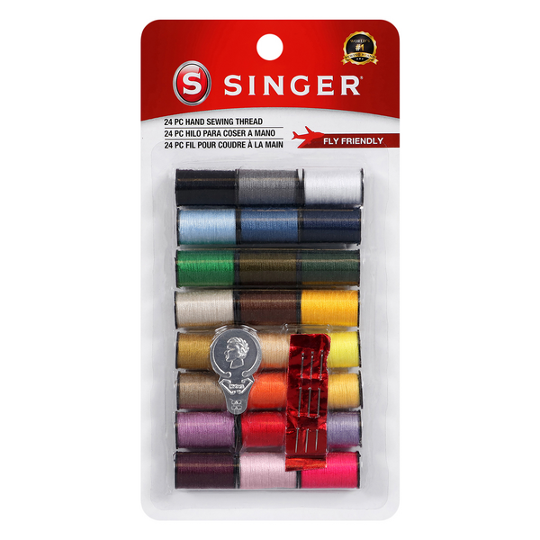 Singer Sewing Thread Hand Polyester Assorted Colors Size 50