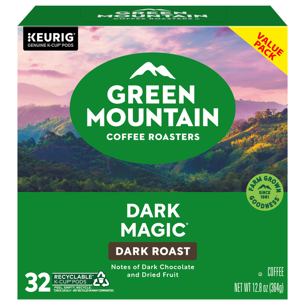 Green Mountain Dark Magic Dark Roast K-Cup Coffee Pods