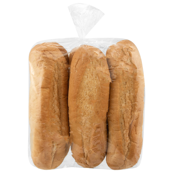 Hannaford Bakery 8 Inch Hearth Sub Rolls - 6 ct