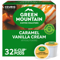 Green Mountain Caramel Vanilla Flavored Light Roast K-Cup Coffee