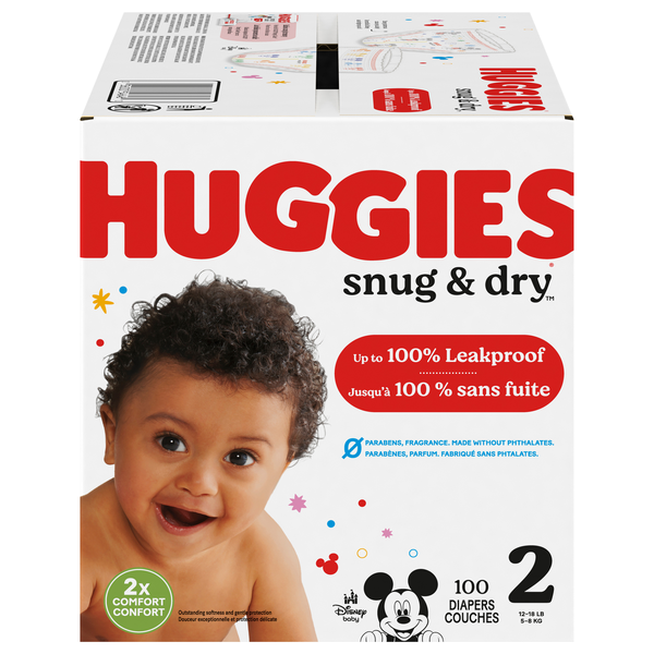 Diapers Size Publix Huggies Snug Dry Baby Diapers, Size (22 - Main Image