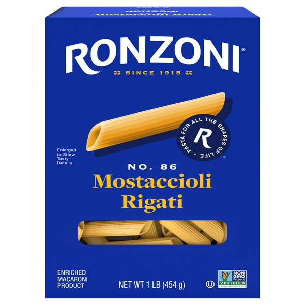 Ronzoni Mostaccioli Rigati Pasta