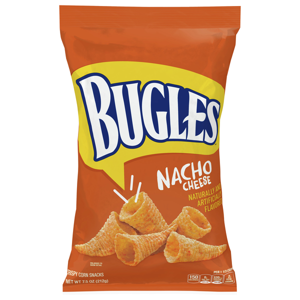 Bugles Crispy Corn Snacks Nacho Cheese