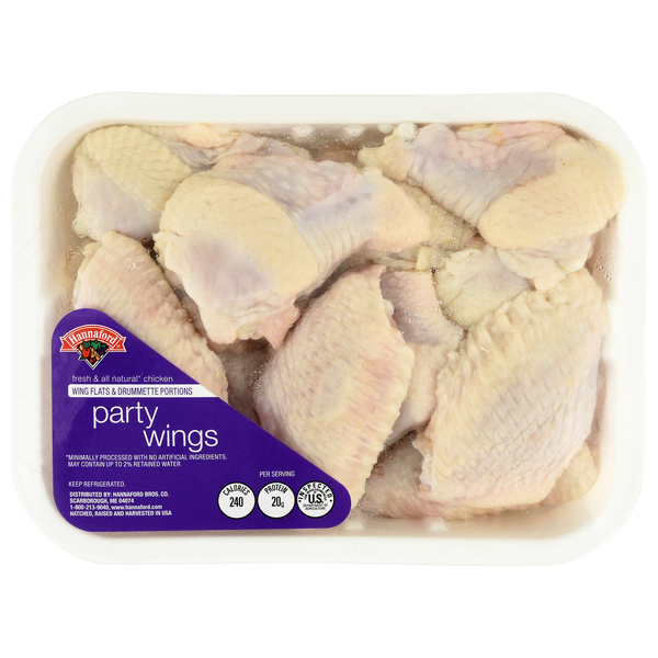 Hannaford Flats & Drummette Party Wings Fresh