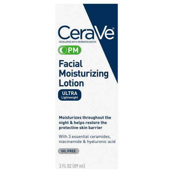 CeraVe PM Facial Moisturizing Lotion Ultra Lightweight Oil Free