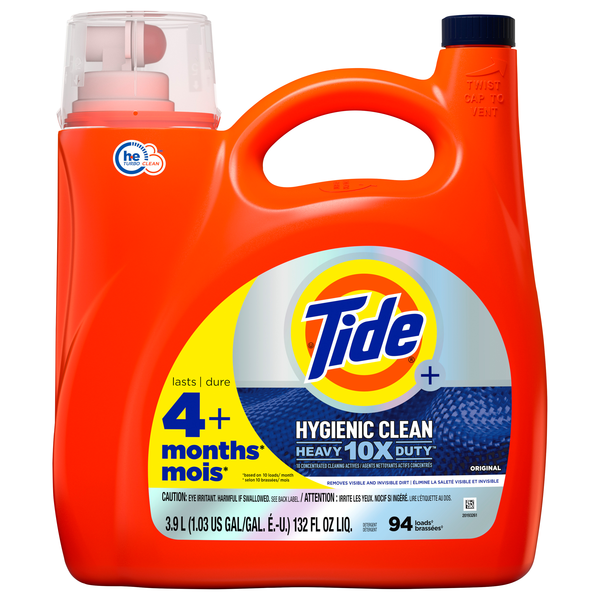 Tide + Hygienic Clean Original Heavy Duty Liquid Laundry Detergent