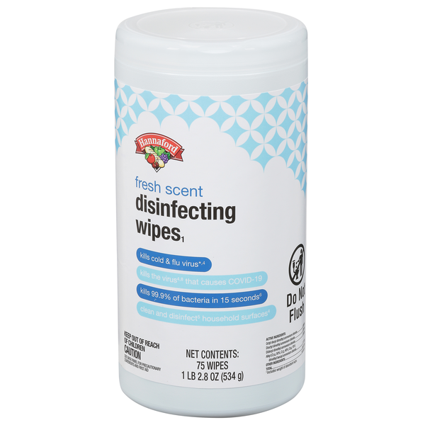 Hannaford Fresh Scent Disinfecting Wipes