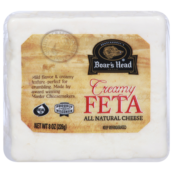 Save on Boar's Head Creamy Feta Cheese All Natural Order Online