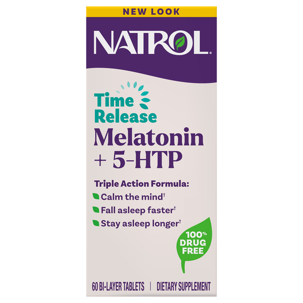 Natrol Melatonin +5-HTP Advanced Time Release Tablets