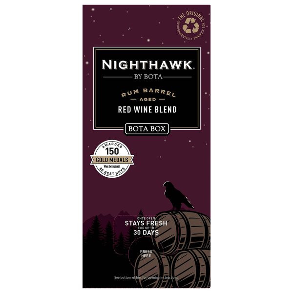 Bota Box Nighthawk Black Rum Barrel Aged Red Blend Wine