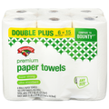 Hannaford 2-Ply White Premium Double Roll Paper Towels - 6 ct