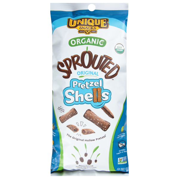 Save on Unique Snacks Sprouted Pretzel Shells Original Order Online
