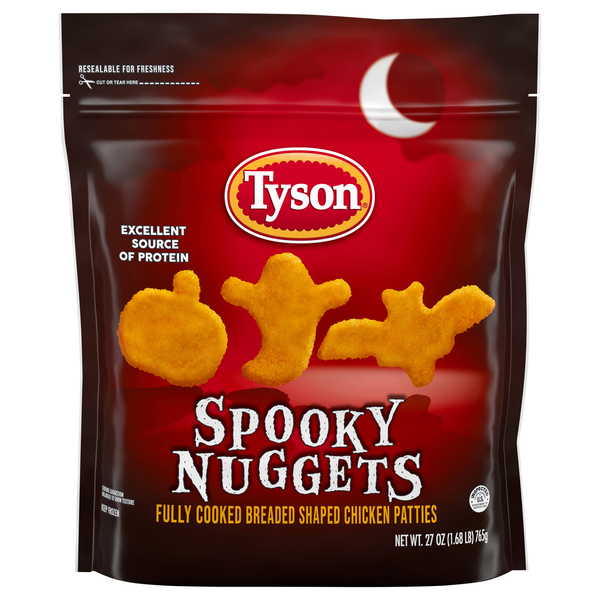 Tyson Breaded Spooky Chicken Nuggets Frozen