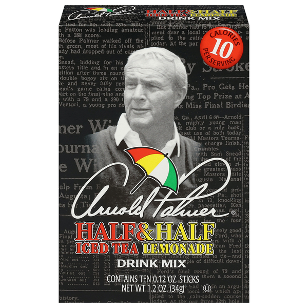 AriZona Arnold Palmer Half Iced Tea & Half Lemonade Drink Mix - 10 ct