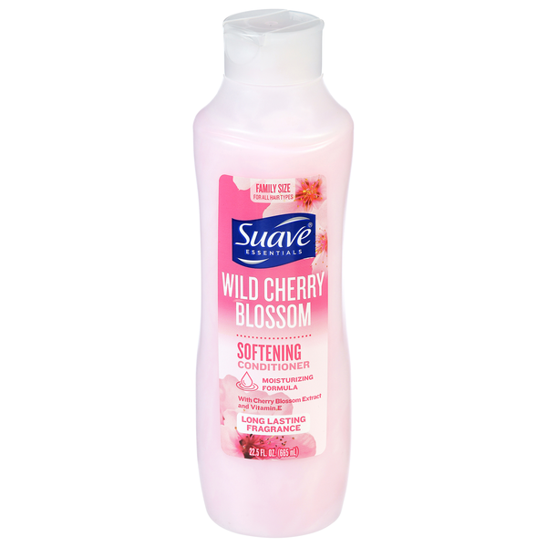 Suave Essentials Softening Wild Cherry Blossom Conditioner Family Size