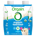 Orgain Organic Plant-Based Vanilla Bean 16g Nutritional Shakes - 4 pk