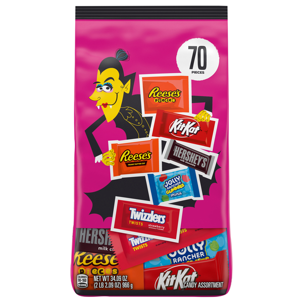 Hershey's Assorted Halloween Candy - 70 ct