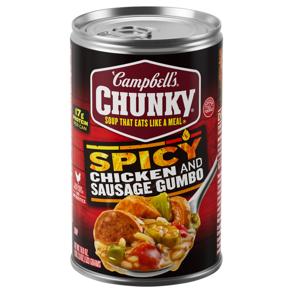Campbell's Chunky Spicy Chicken & Sausage Gumbo Soup
