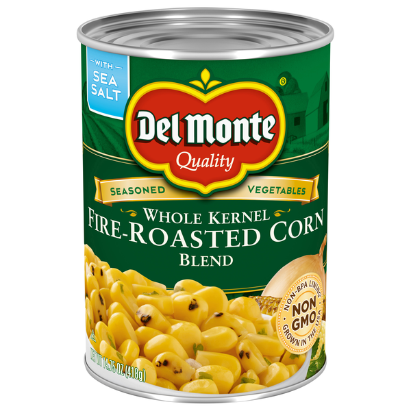 Del Monte Whole Kernel Fire-Roasted Corn Blend with Sea Salt