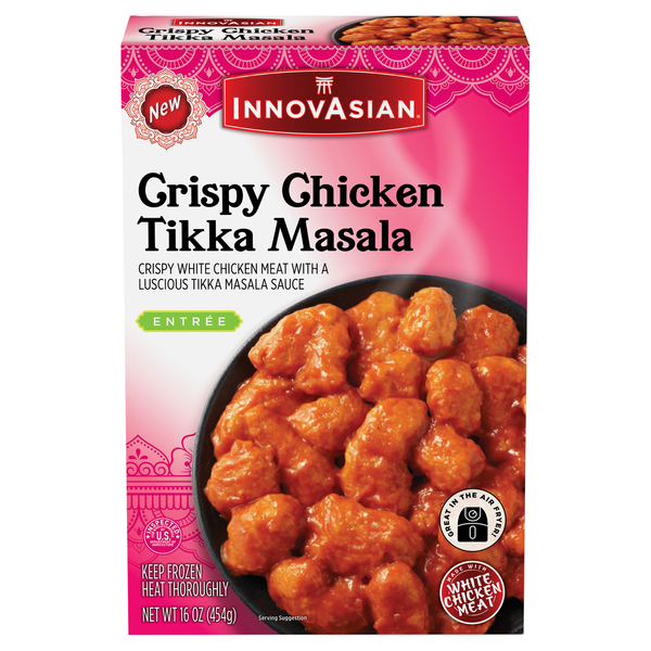 InnovAsian Crispy Chicken Tikka Masala Frozen Entree