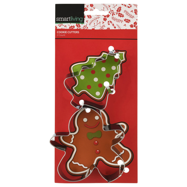Save on Smart Living Holiday Tree & Gingerbread Man Cookie Cutters