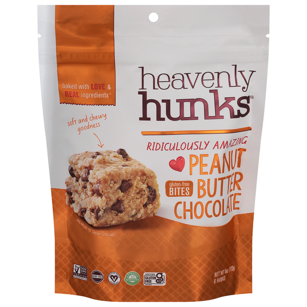 Heavenly Hunks Gluten Free Vegan Peanut Butter Chocolate Cookie Bites