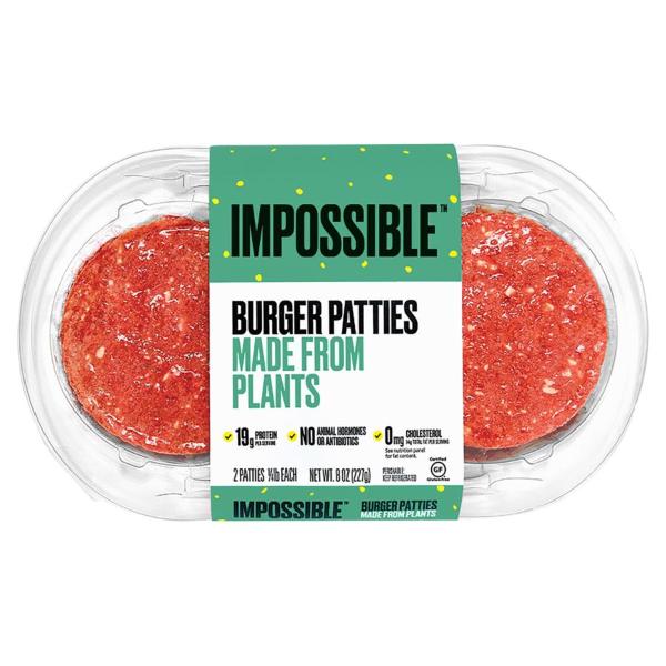 Save on Impossible Burger Patties Made From Plants 2 ct