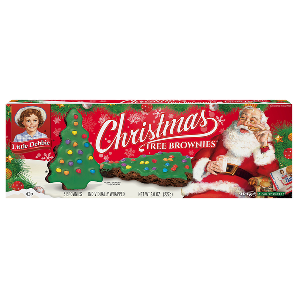 Little Debbie Christmas Tree Brownies - 5 ct