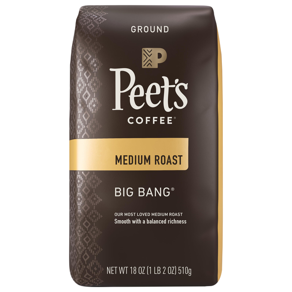 Peet's Big Bang Medium Roast Ground Coffee
