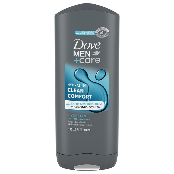 Dove Men+Care Clean Comfort Hydrating Body + Face Wash