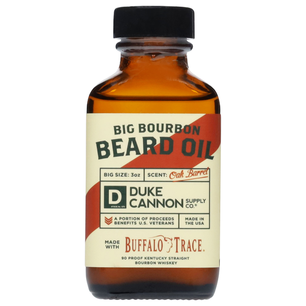 Duke Cannon Supply Co. Big Bourbon Oak Barrel Beard Oil