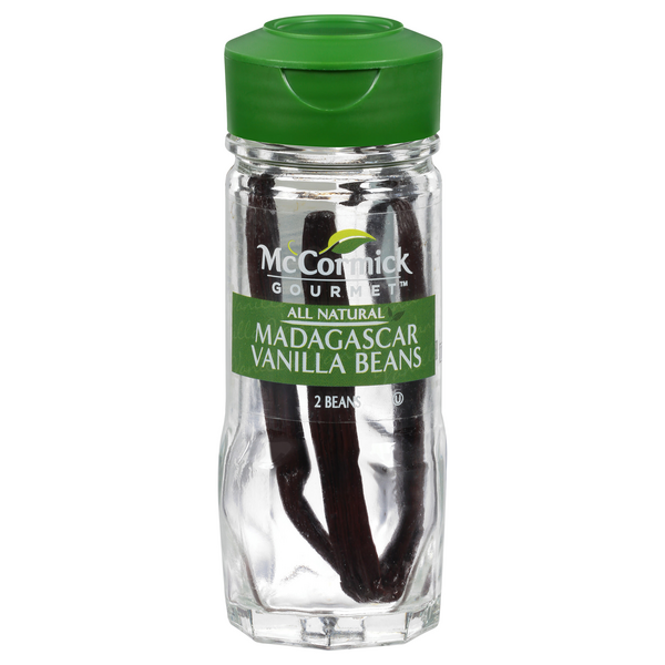 Save on McCormick Gourmet Madagascar Vanilla Beans All Natural 2 ct