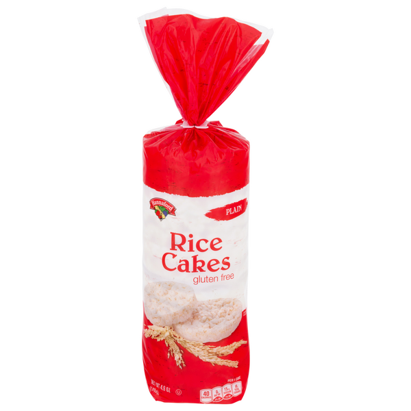 Hannaford Rice Cakes Plain Gluten Free