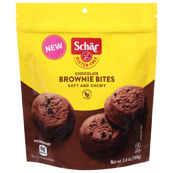 Schar Gluten Free Soft & Chewy Chocolate Brownie Bites
