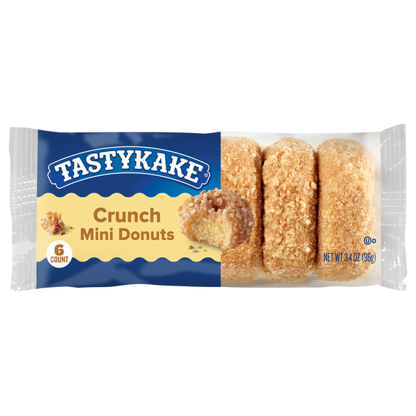 Tastykake Mini Crunch Donuts - 6 ct