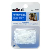 Scunci No Damage Everyday Fashion Polybands Clear